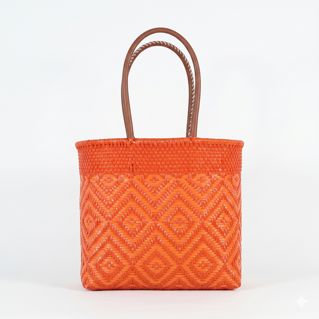 GM-Holbox-Barred: Orange - Drawing: Neon Orange
