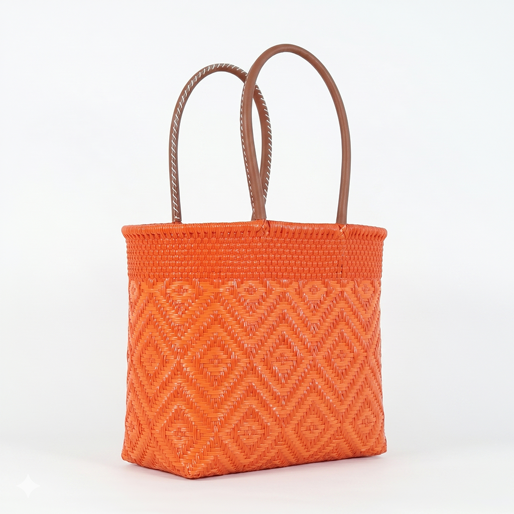 GM-Holbox-Barred: Orange - Drawing: Neon Orange