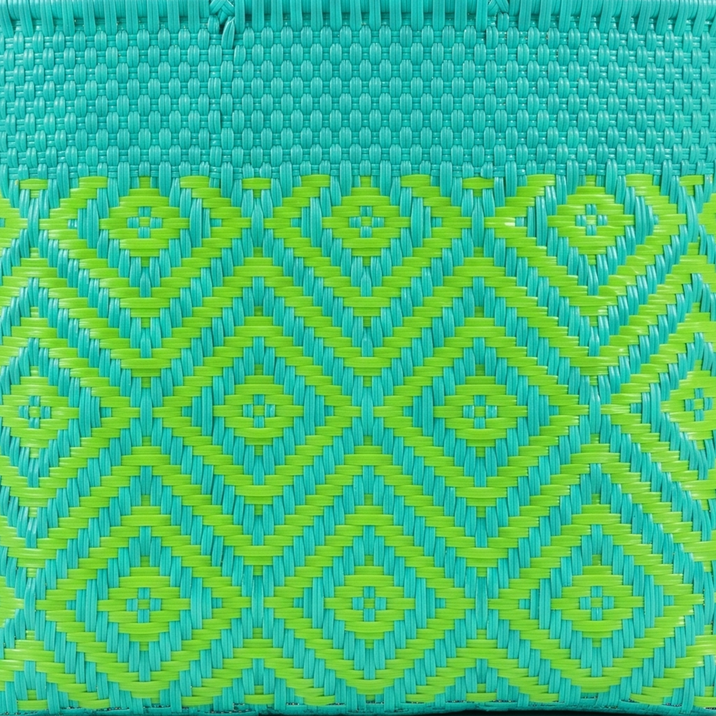 GM-Holbox-Envarrillado: Verde Pistache- Dibujo: Amarillo Neon
