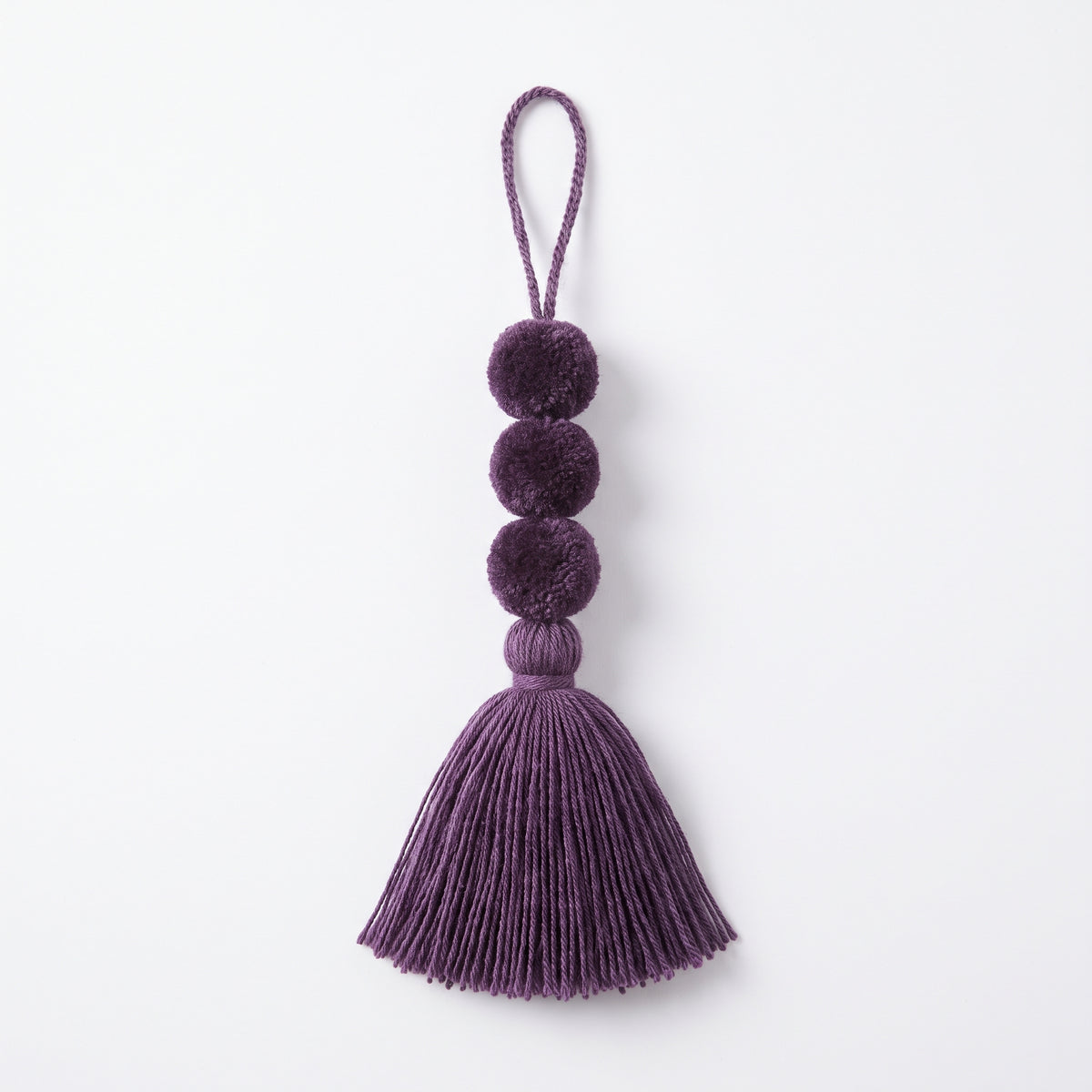 Deep Plum Pompom
